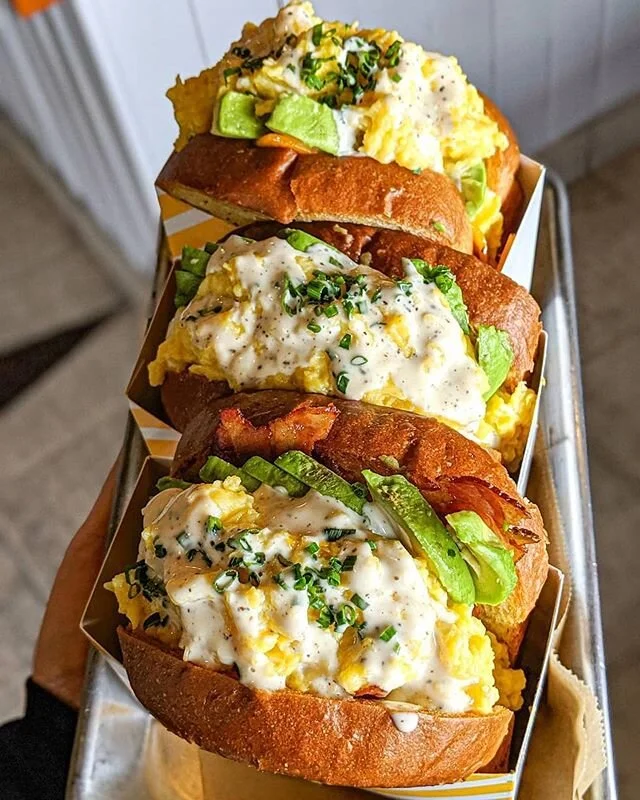 Egg sandwiches from Eggtuck in Little Italy